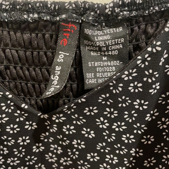 Black Printed Dress - size M - Picture 4 of 4